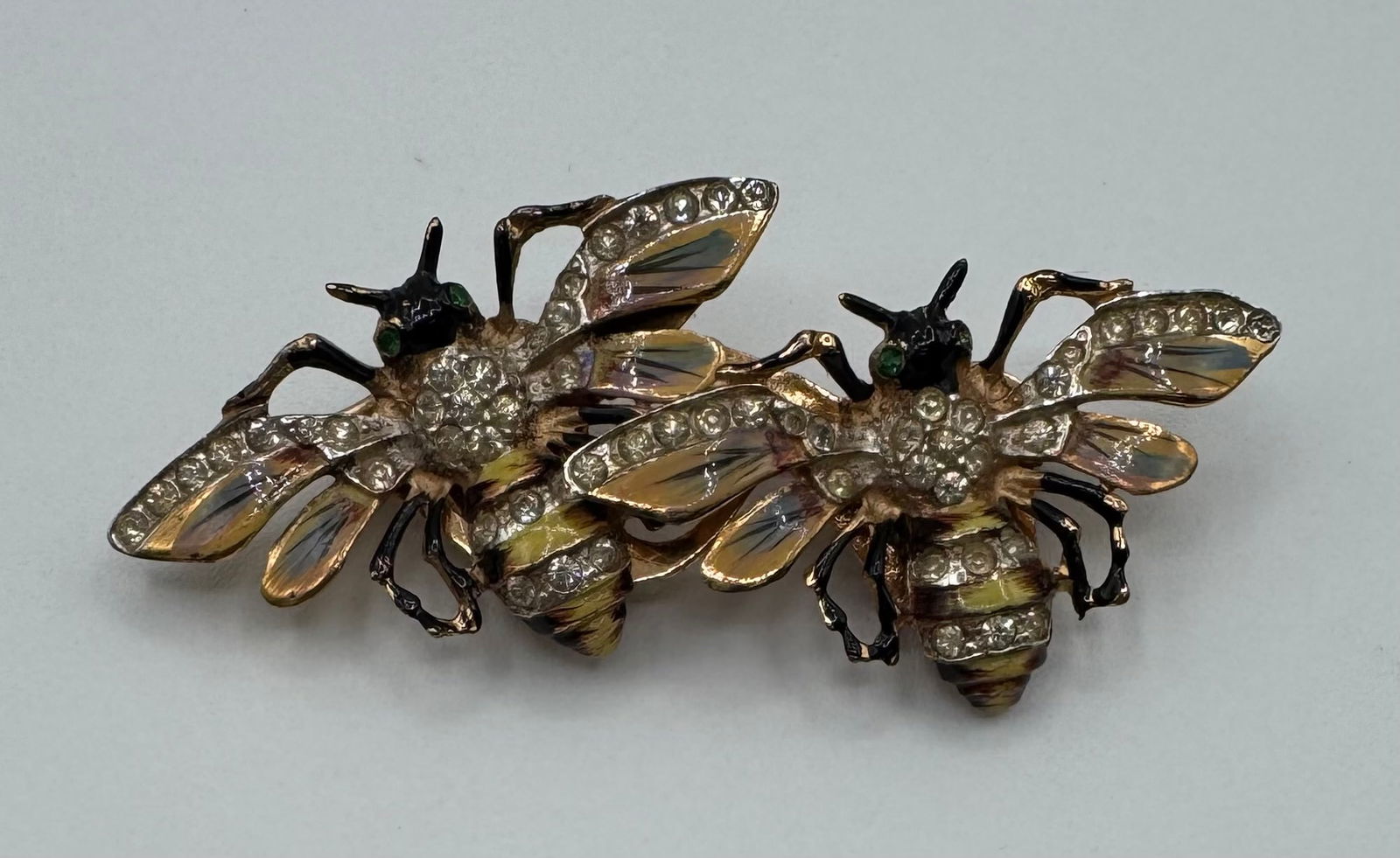 Coro Craft Sterling Silver And Enamel Bee Brooch (1 of 2)