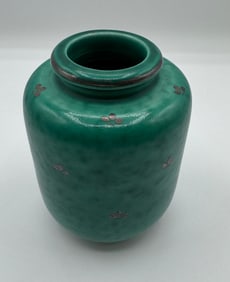 MCM Wilhelm Kage For Gustavsberg Vase Argenta Series Art Deco Mid Century Modern