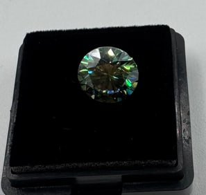 Ring VVS Green 10 Carats