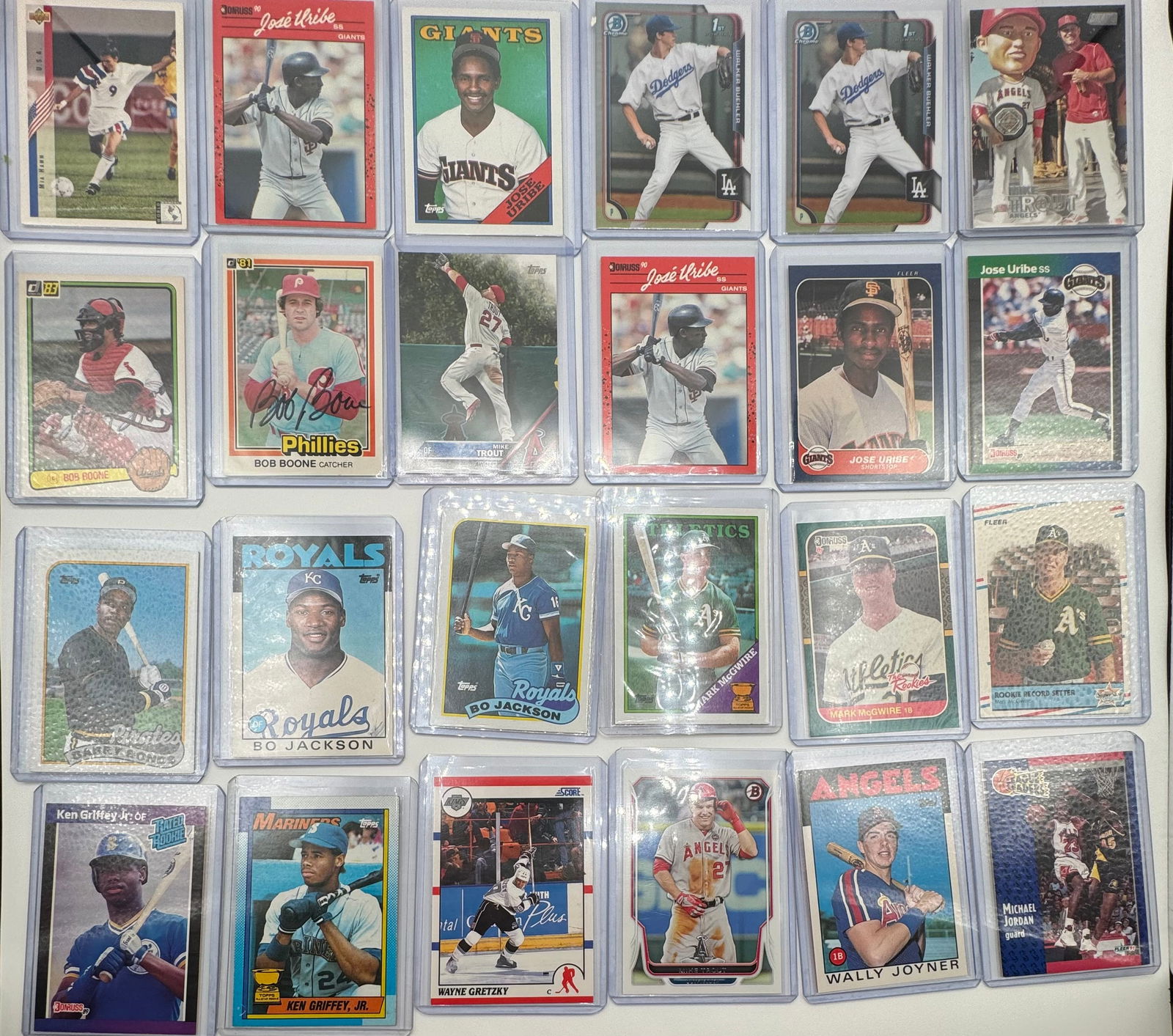 Michael Jordan, Mike Trout, Nolan Ryan, Barry Bonds & More Lot (1 of 2)