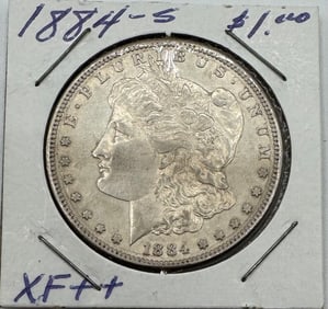 1884-S Morgan Silver Dollar