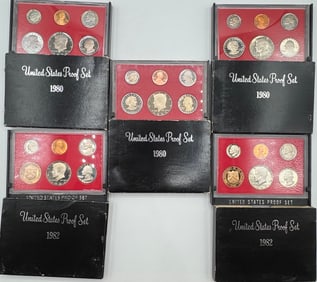 1980s And 1982s United State Sets Lot