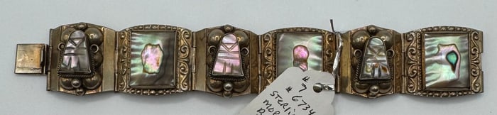 Mother Of Pearl Bracelet Sterling