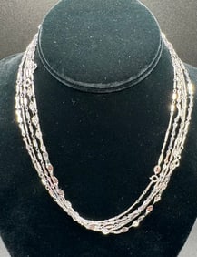 Silver Necklaces Lot