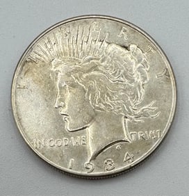 1934 peace silver dollar Coin