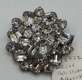 Weiss Brilliant Brooch