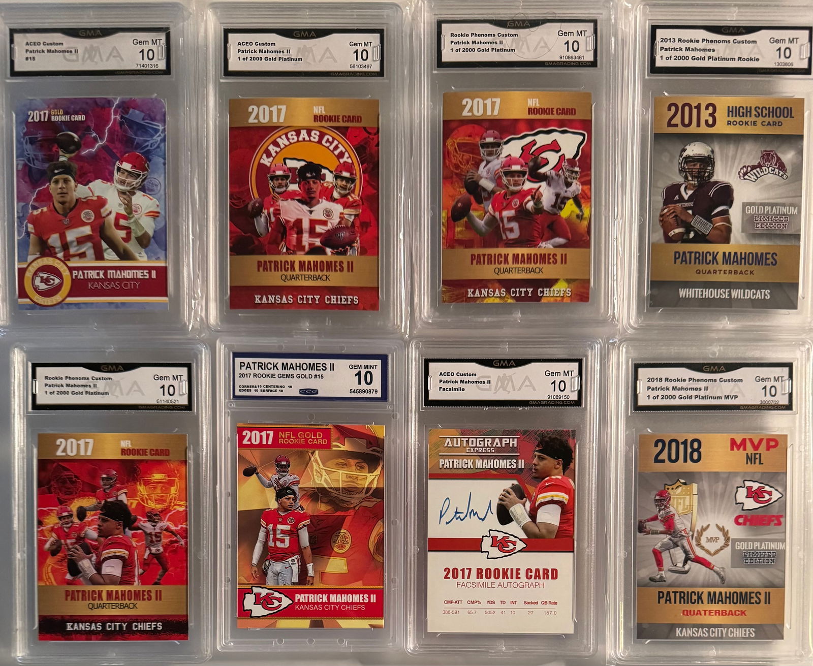 Patrick Mahomes Cards Lot (1 of 1)