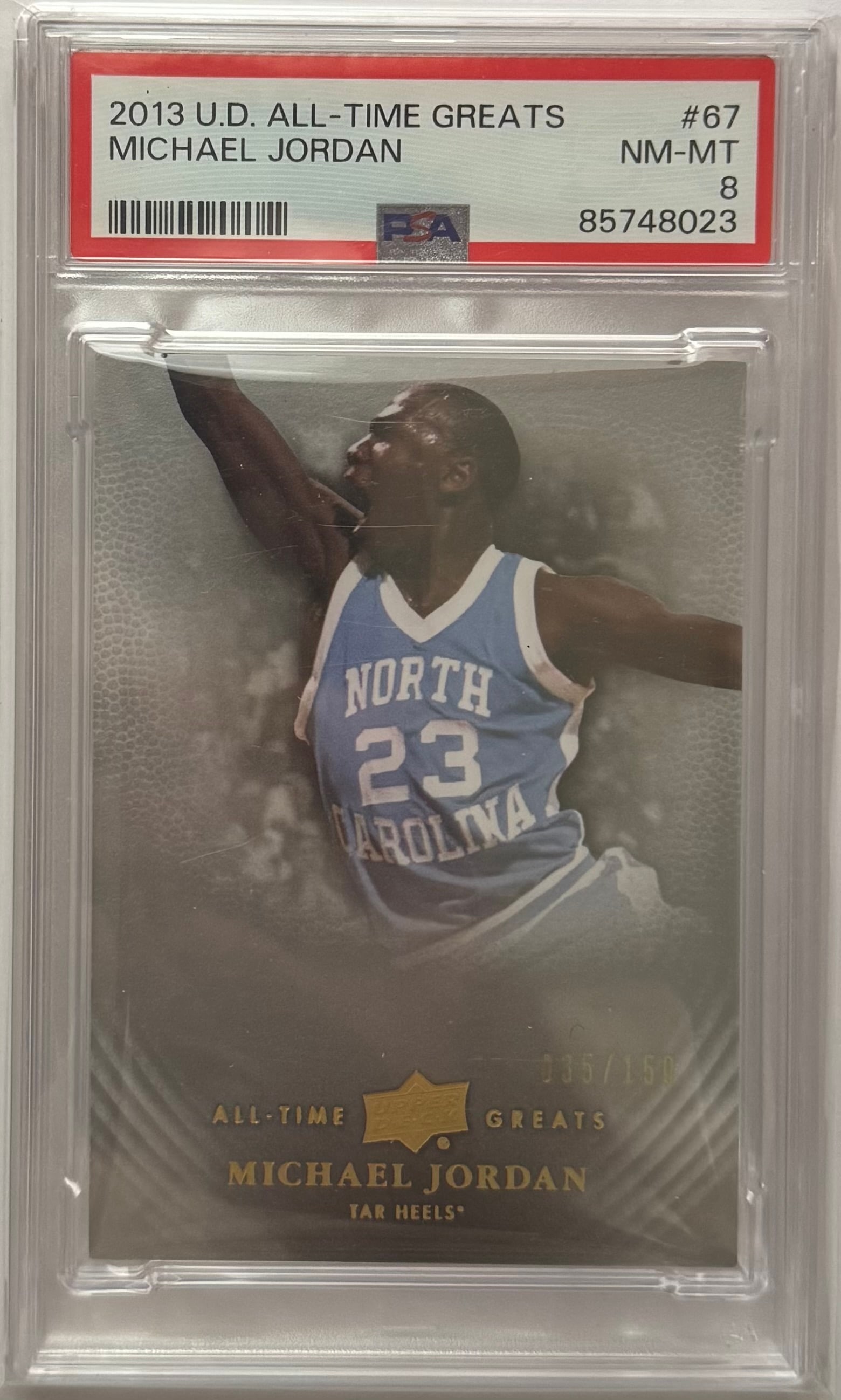 Michael Jordan All Time Greats Numbered /150 (1 of 3)