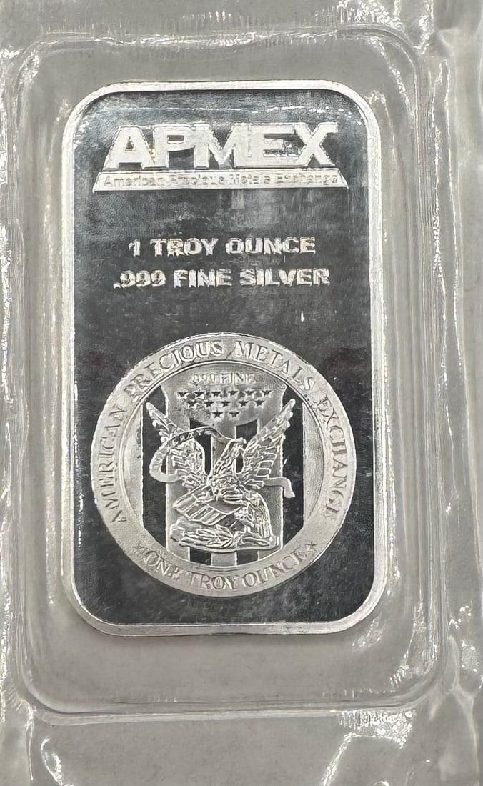APMEX One Troy Ounce Silver Bar (1 of 2)