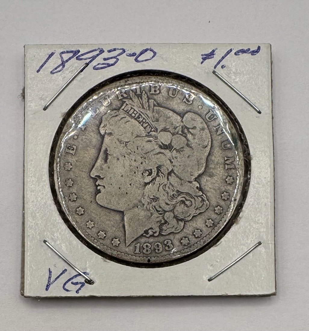 1893 O One Dollar Silver Coin (1 of 2)