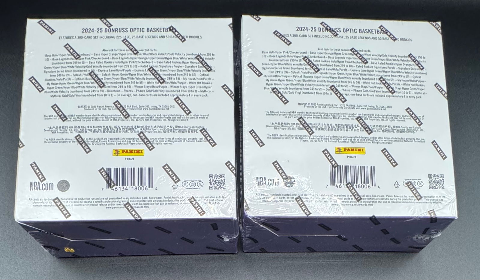 Two Mega Box Optic Donrus Basketball Factory Sealed - 2