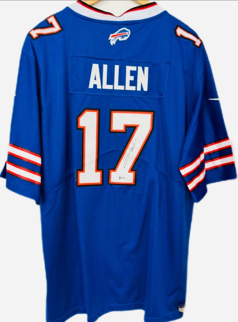 Josh Allen Autographed Signed Jersey COA By Beckett (1 of 1)