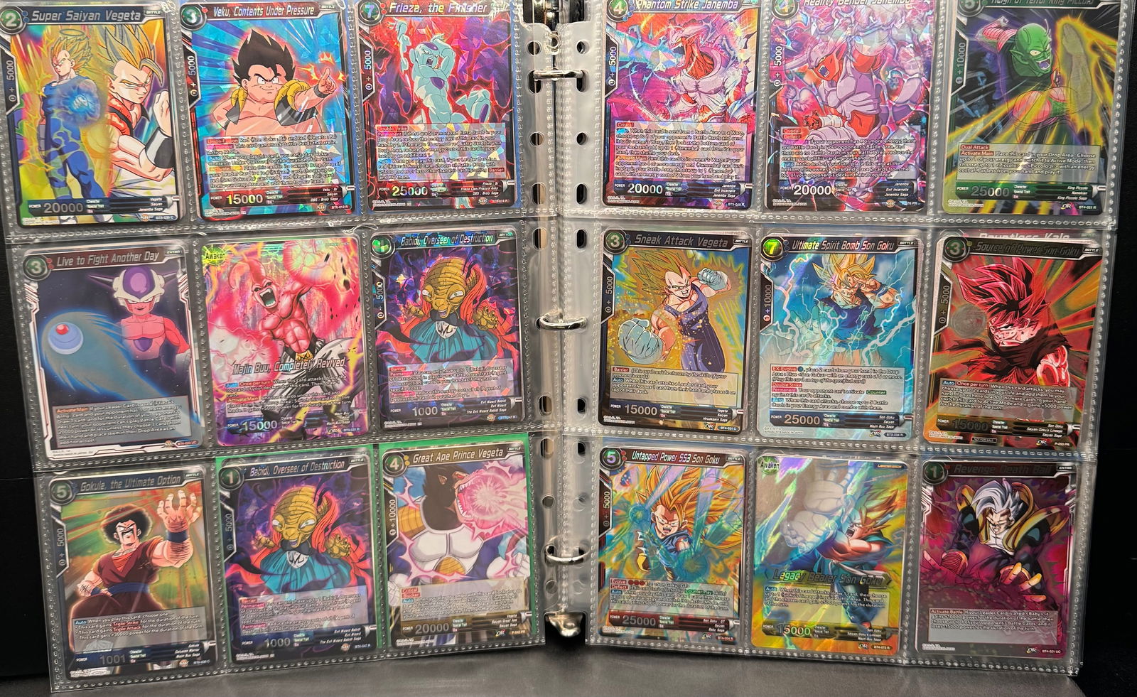 Dragon Ball Foil Trading Cards Binder - 2