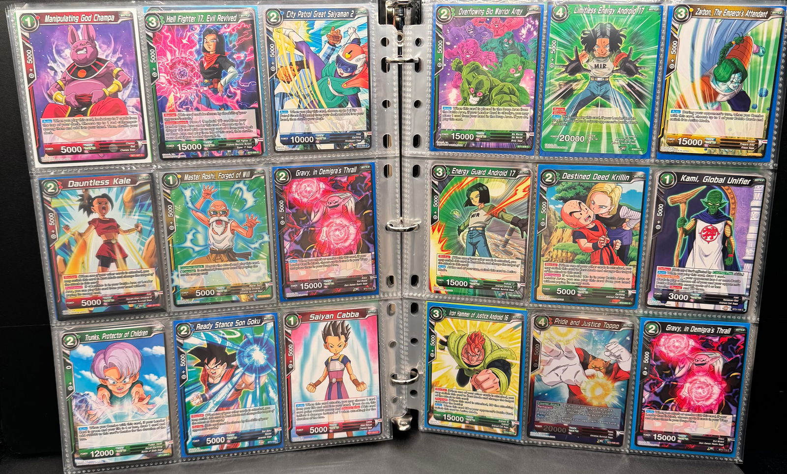 Dragon Ball Foil Trading Cards Binder - 5