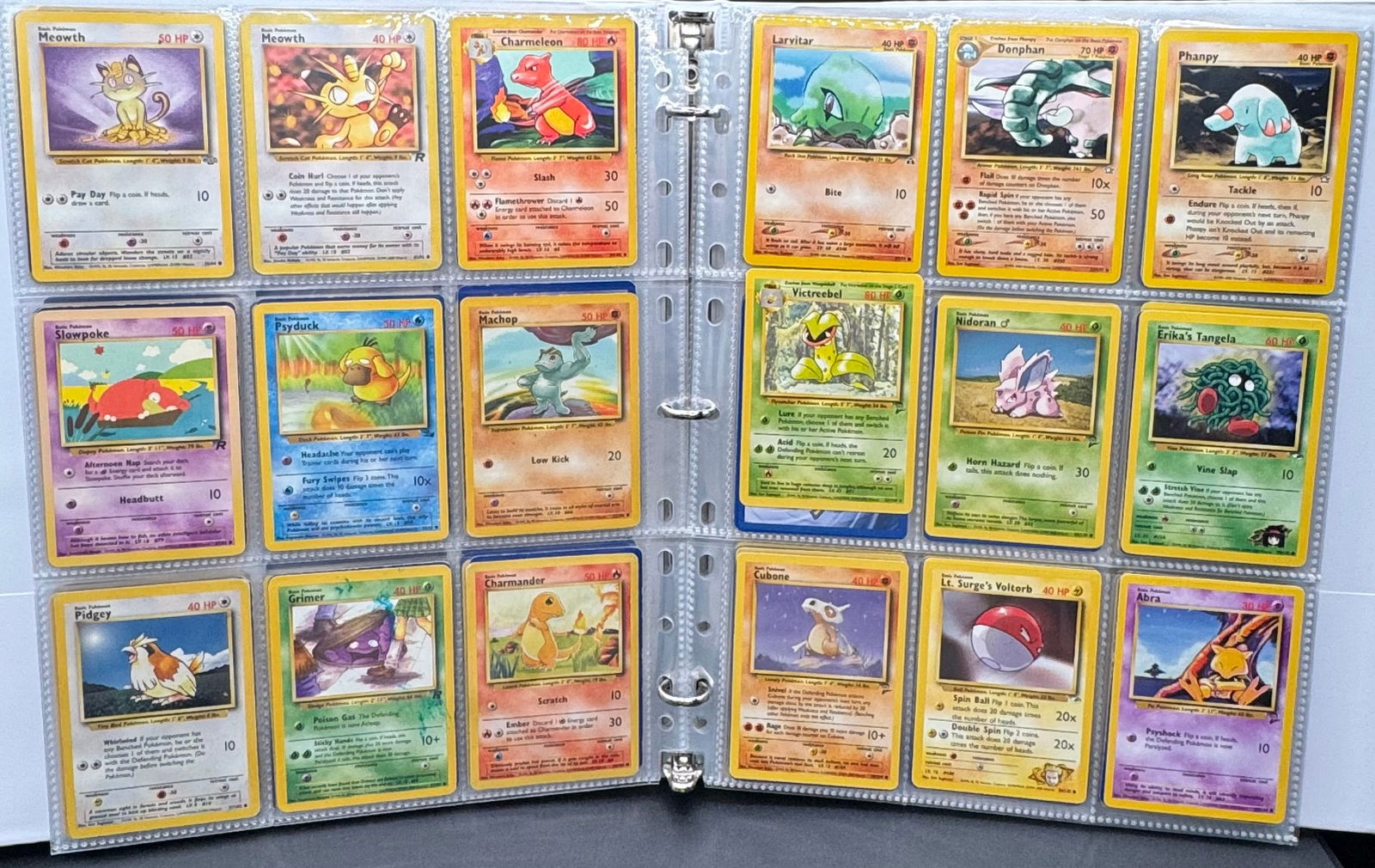 1999 1st Edition Pokemon & More Pikachu, Ivysaur, Charmander Cards Binder - 5