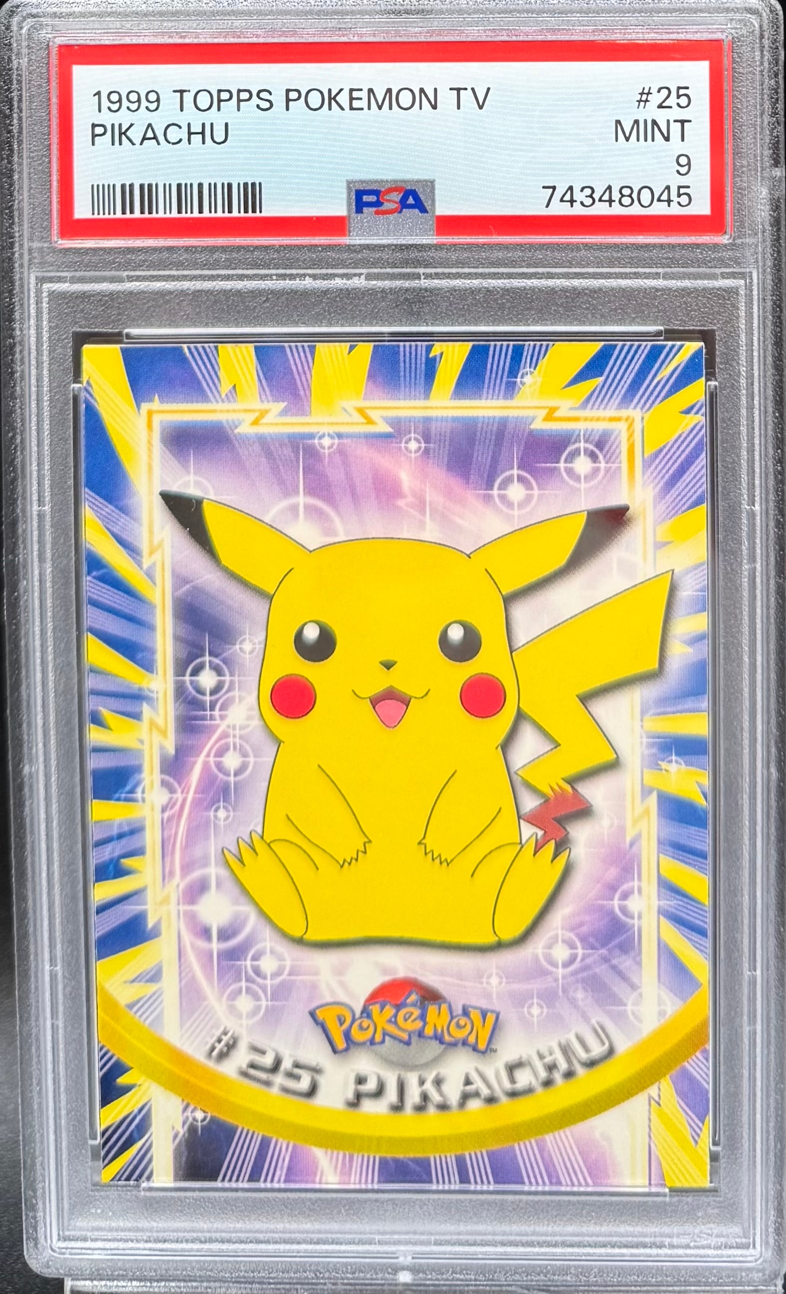 1999 Pokemon TV Pikachu Card (1 of 2)