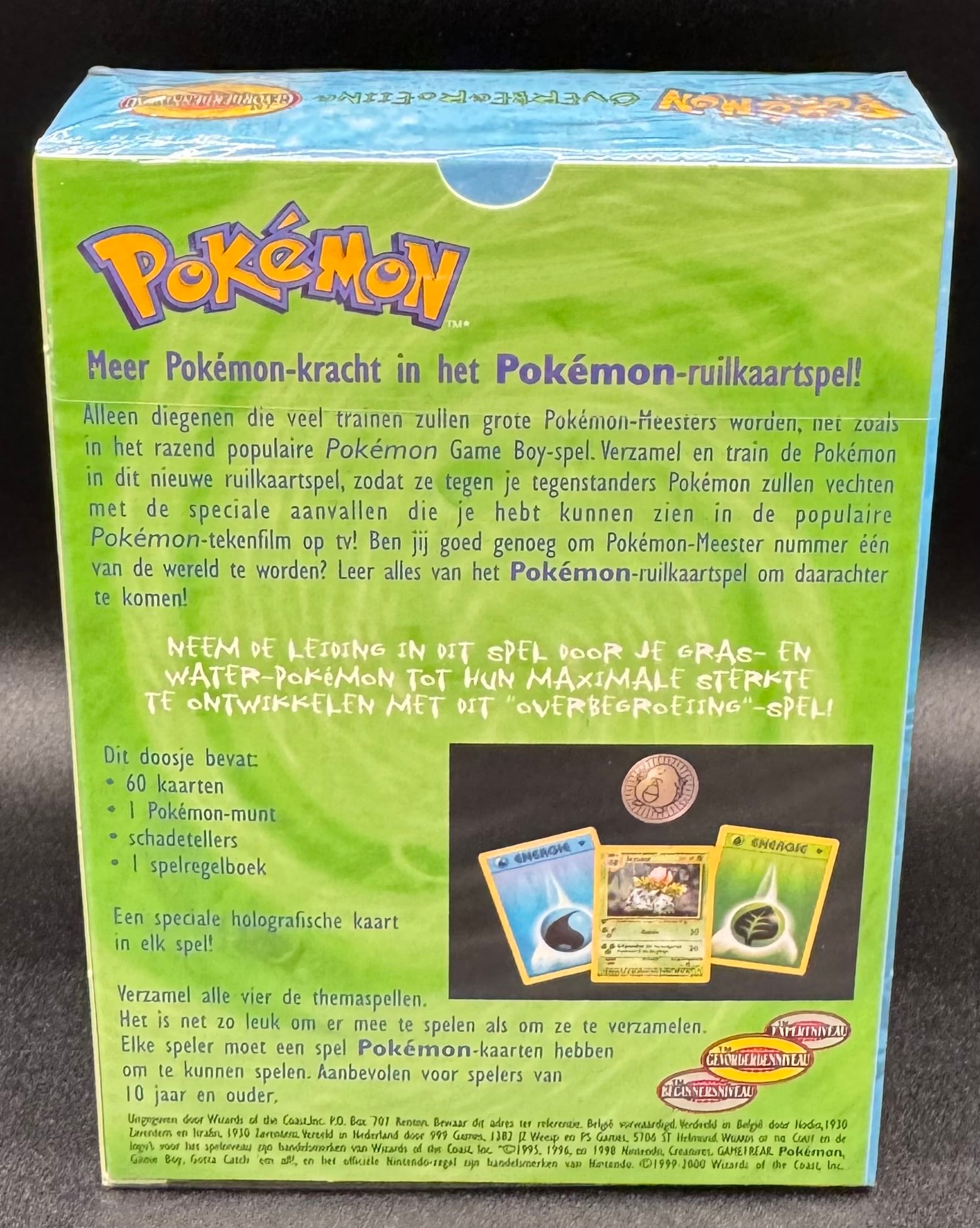 Rare Dutch 1999 Pokemon Overgrowth Theme Deck Sealed - 2