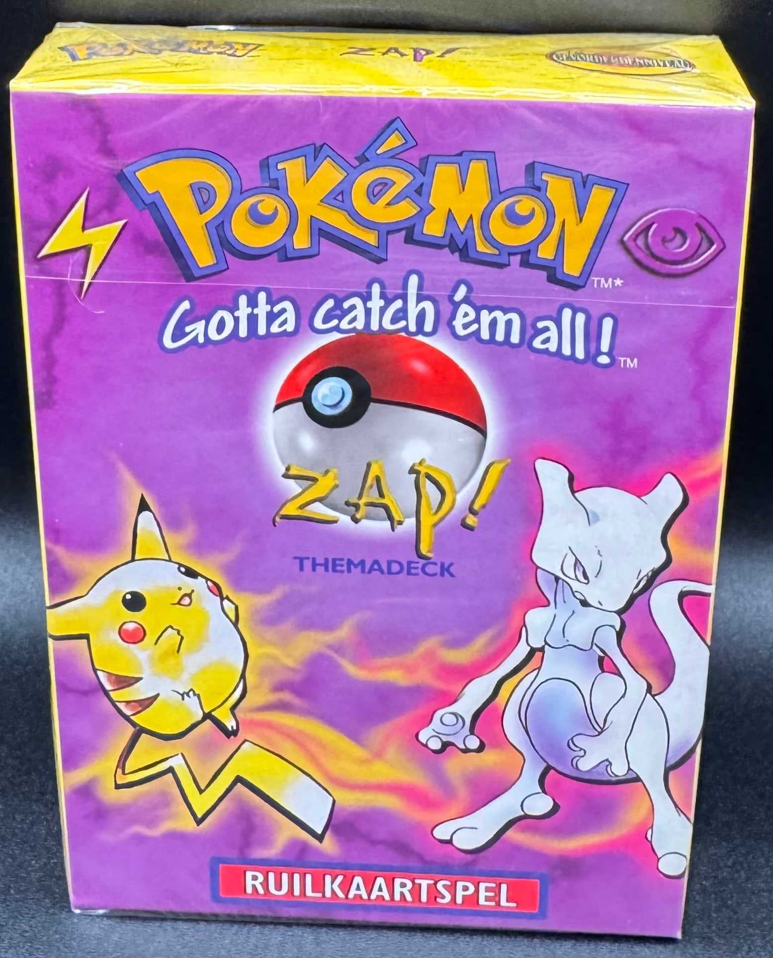 Rare Dutch 1999 Pokemon Zap Theme Deck Sealed (1 of 2)