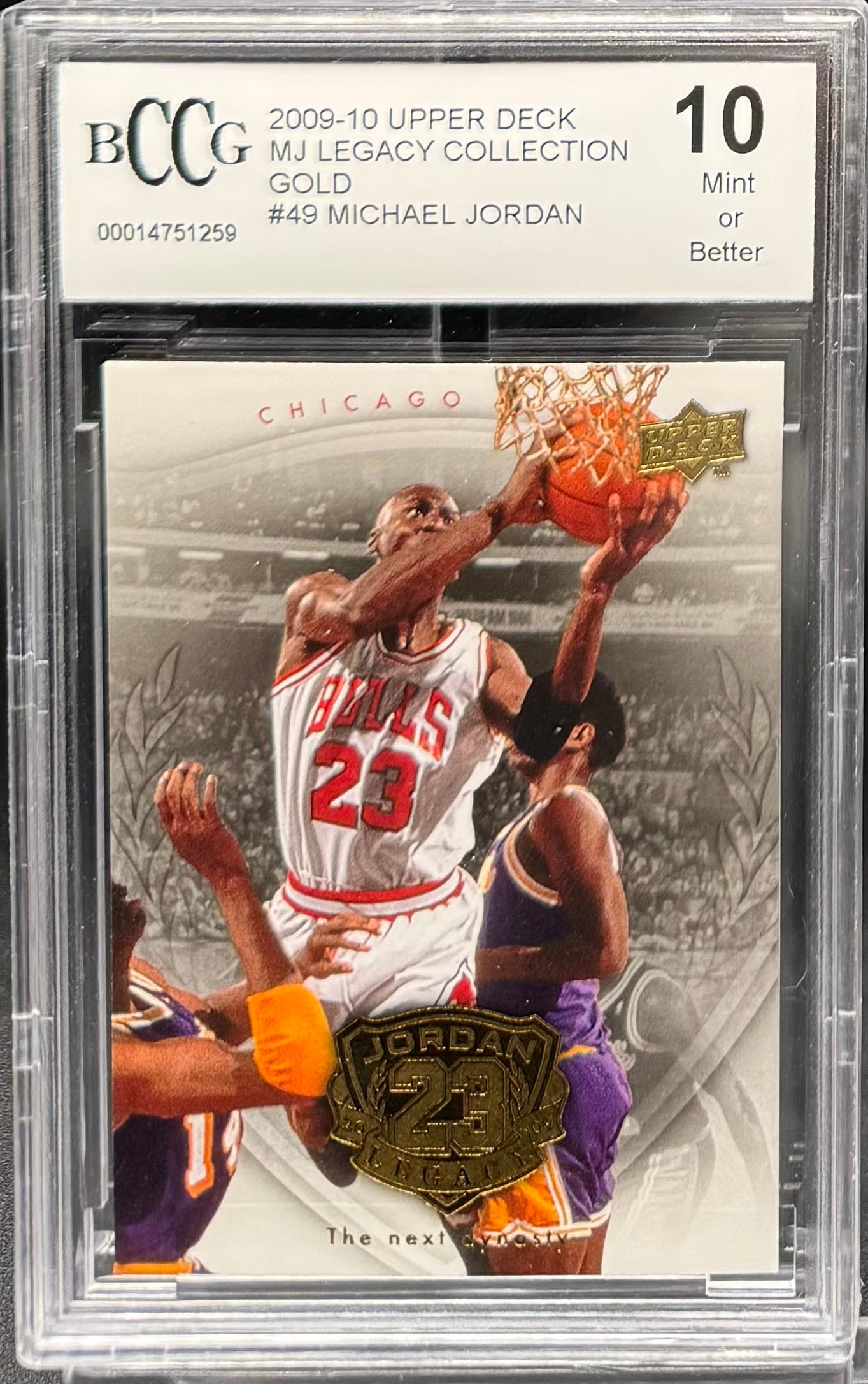 Michael Jordan Legacy Gold Card (1 of 2)