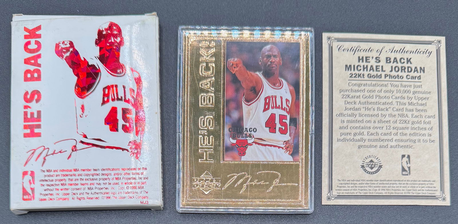 Michael Jordan Card & Box /10000 (1 of 1)