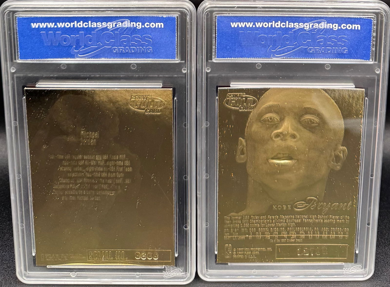 Michael Jordan & Kobe Bryant Rookie Cards - 2