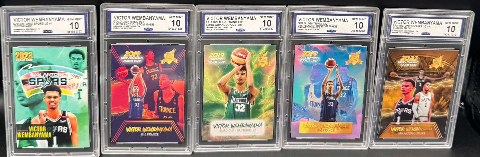 Victor Wembanyama Cards (1 of 2)