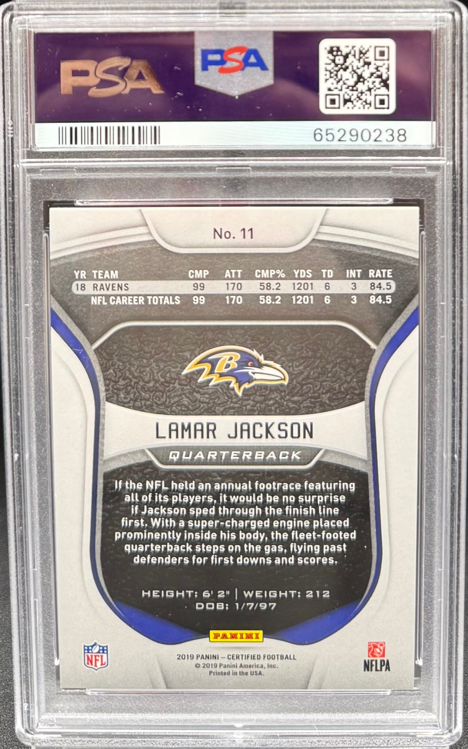 Lamar Jackson Mirror Gold /25 - 2