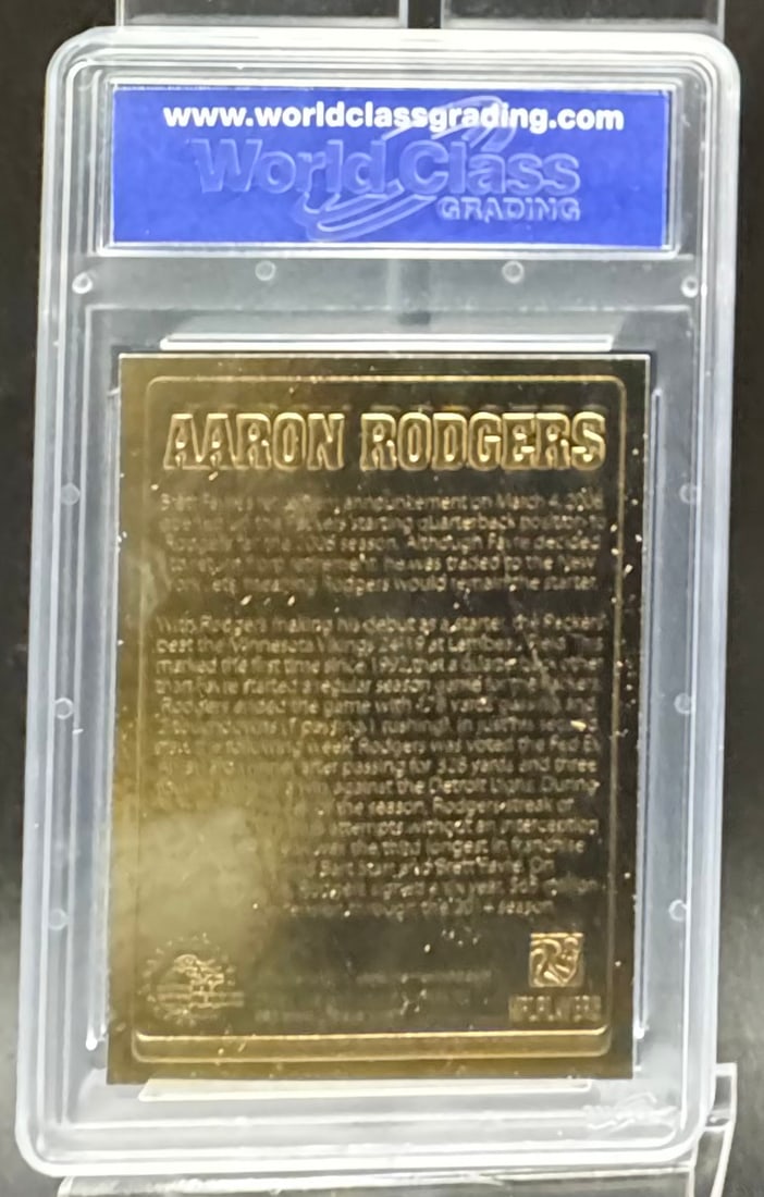 Aaron Rodgers Signature Edition Card - 2