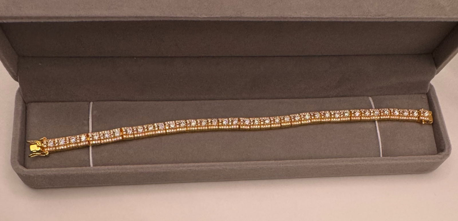 Moissanite Bracelet 8 Inches - 2