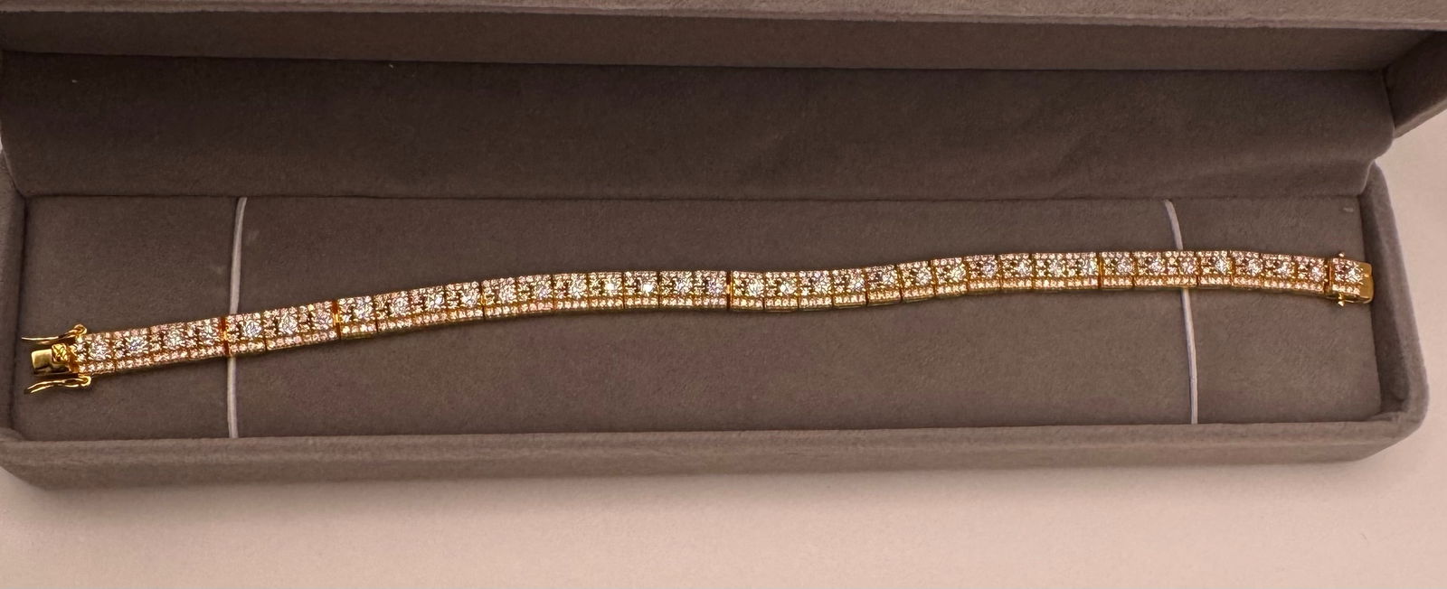 Moissanite Bracelet 8 Inches - 3