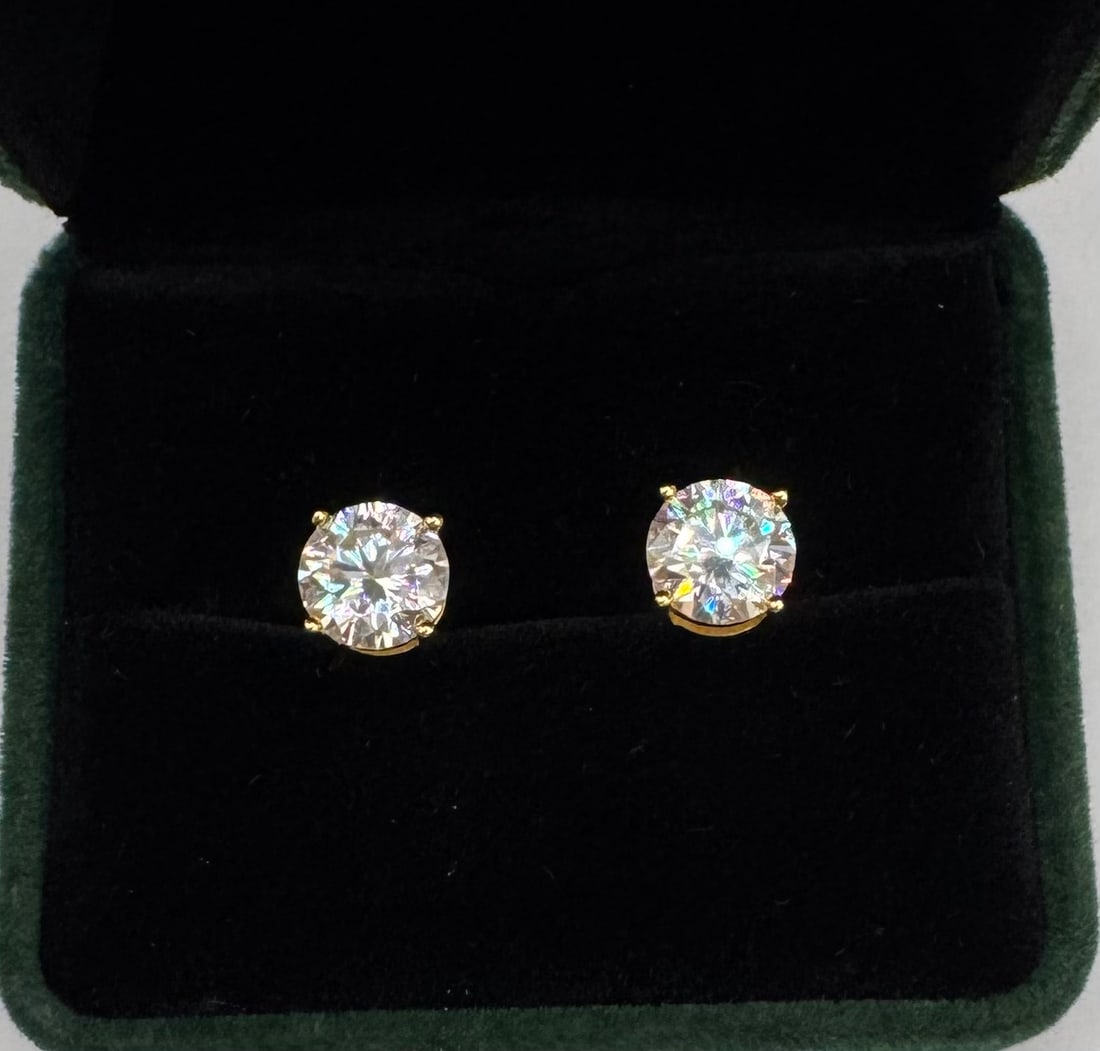 2 Carats VVS Earrings - 3
