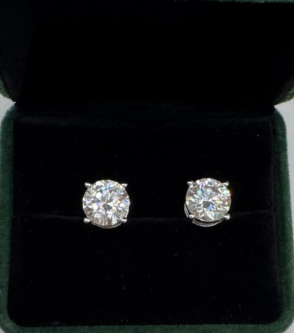 3 Carats VVS Earrings - 2