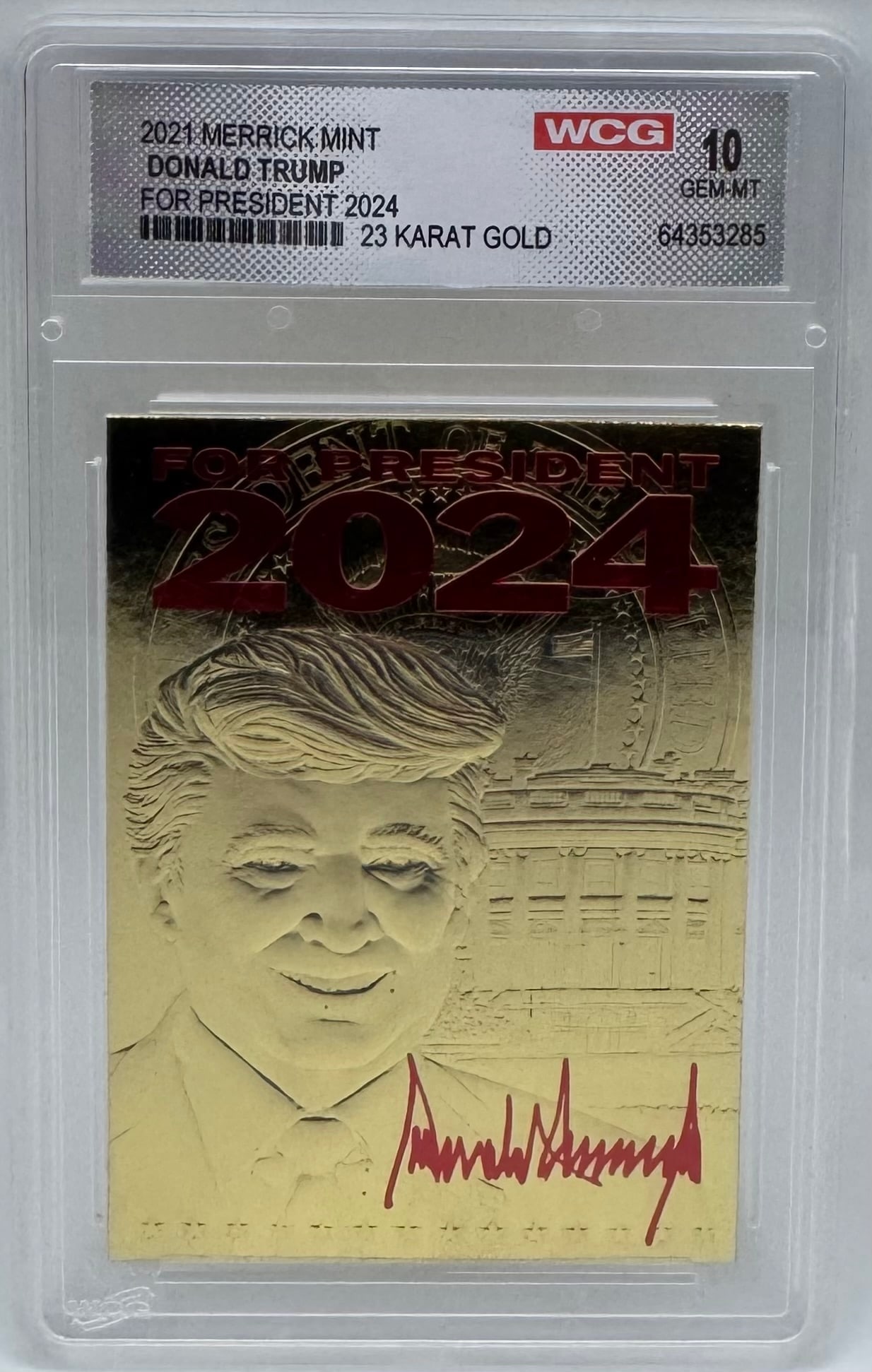 Donald Trump Card: Donald Trump Card Mint 10