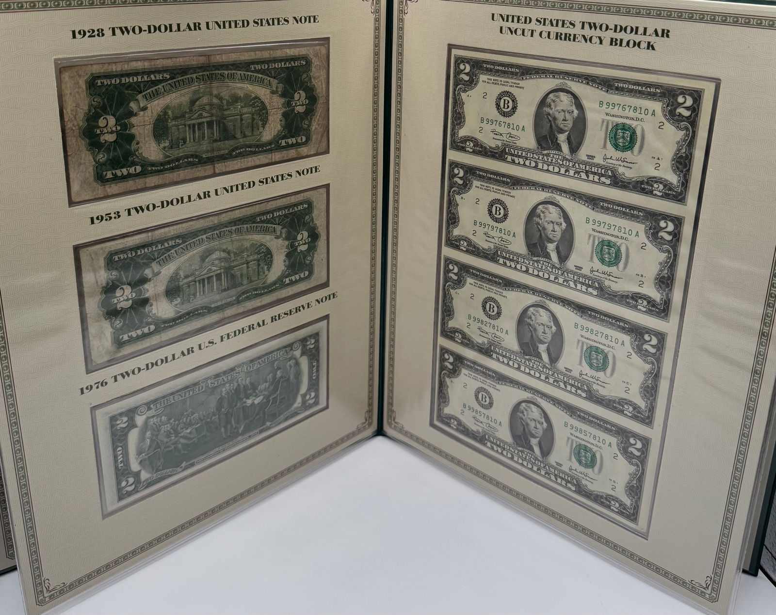 Two Dollar Bills 1928-1976 - 2