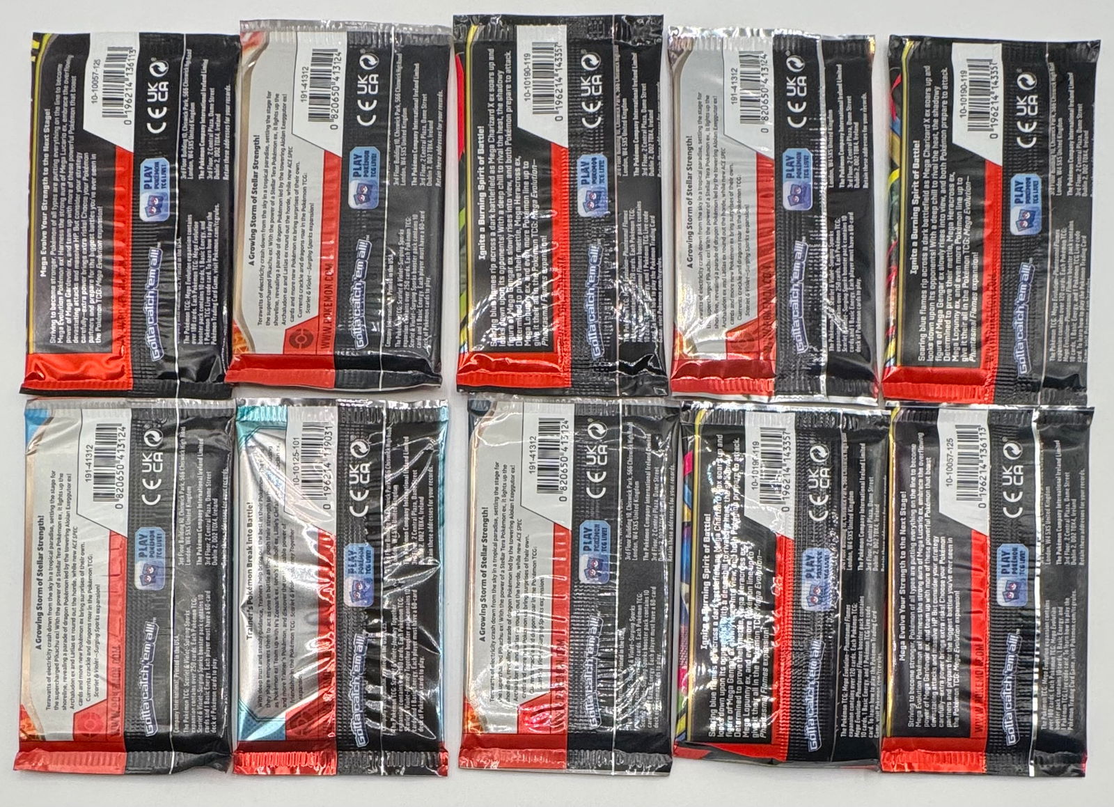 Factory Sealed Ten Pokemon Mega Evolution & More - 2