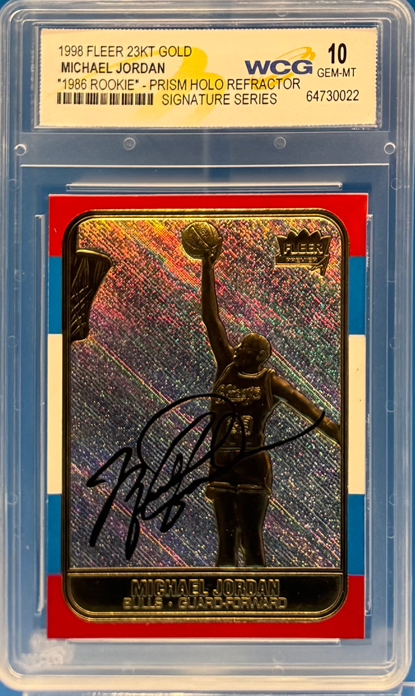 Michael Jordan Prism Holo Signature Series (1 of 2)