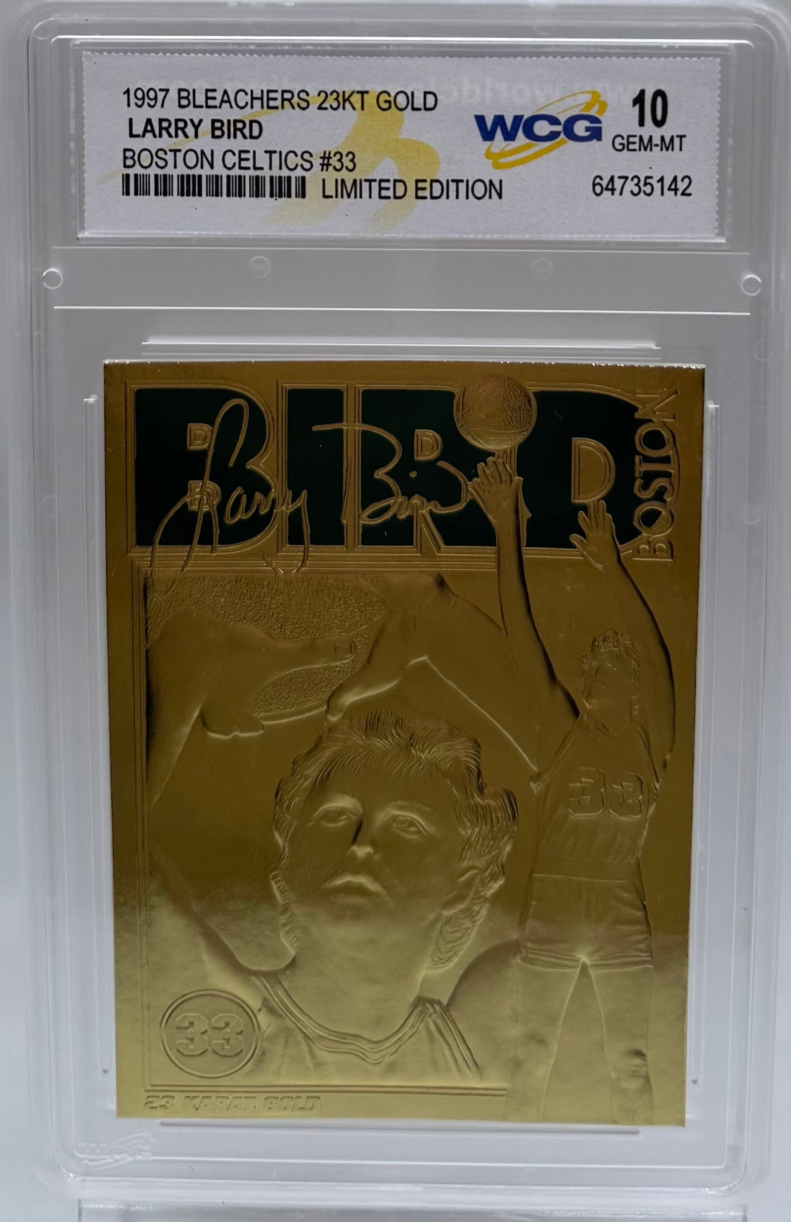 1997 Larry Bird Limited Edition Card (1 of 2)