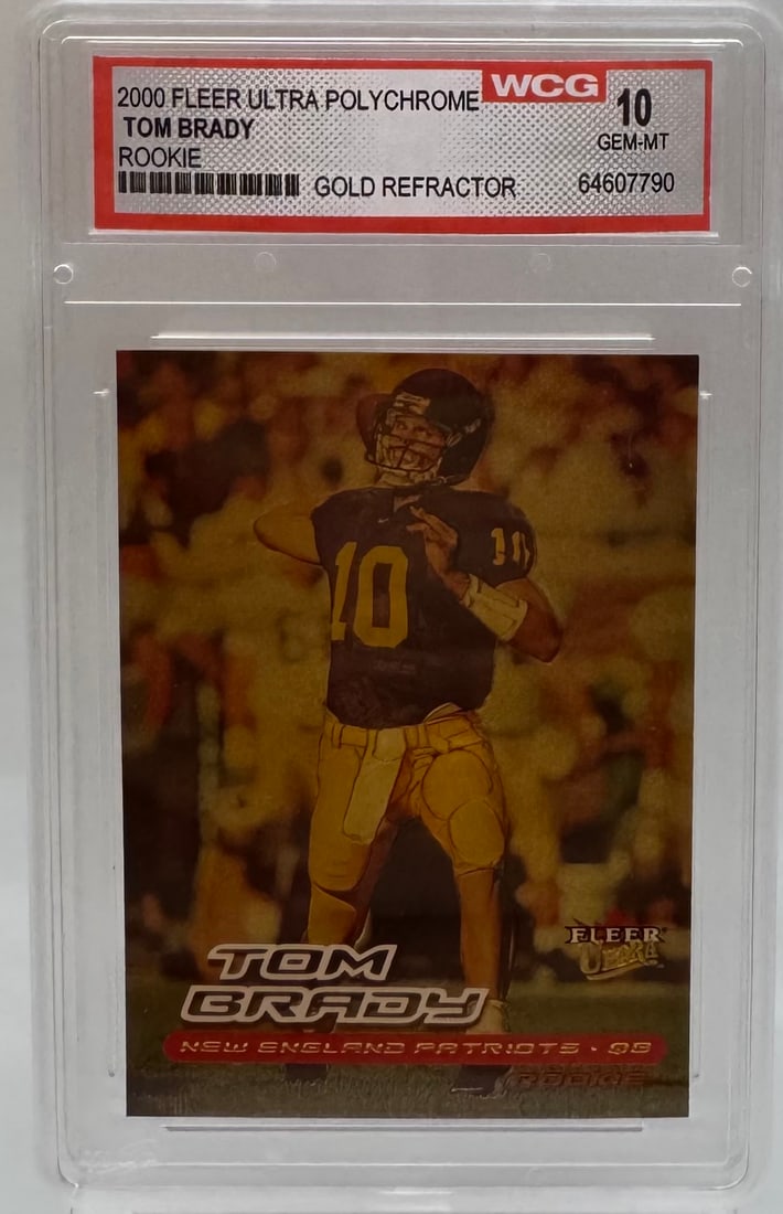Tom Brady Gold Refractor (1 of 2)