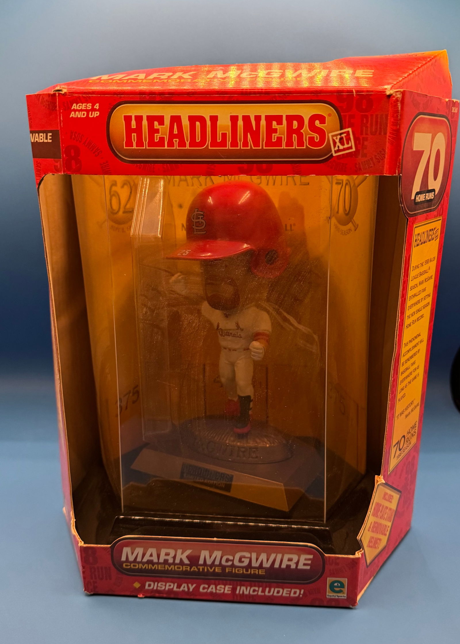 MLB HEADLINERS Mark McGwire Cardinals 70 Home Runs Commemorative Figure BNIB: MLB HEADLINERS Mark McGwire Cardinals 70 Home Runs Commemorative Figure BNIB 