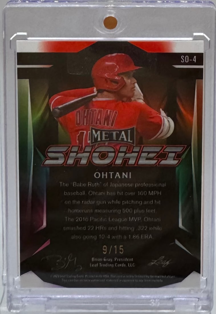 Shohei Ohtani Metal Purple /15 - 2