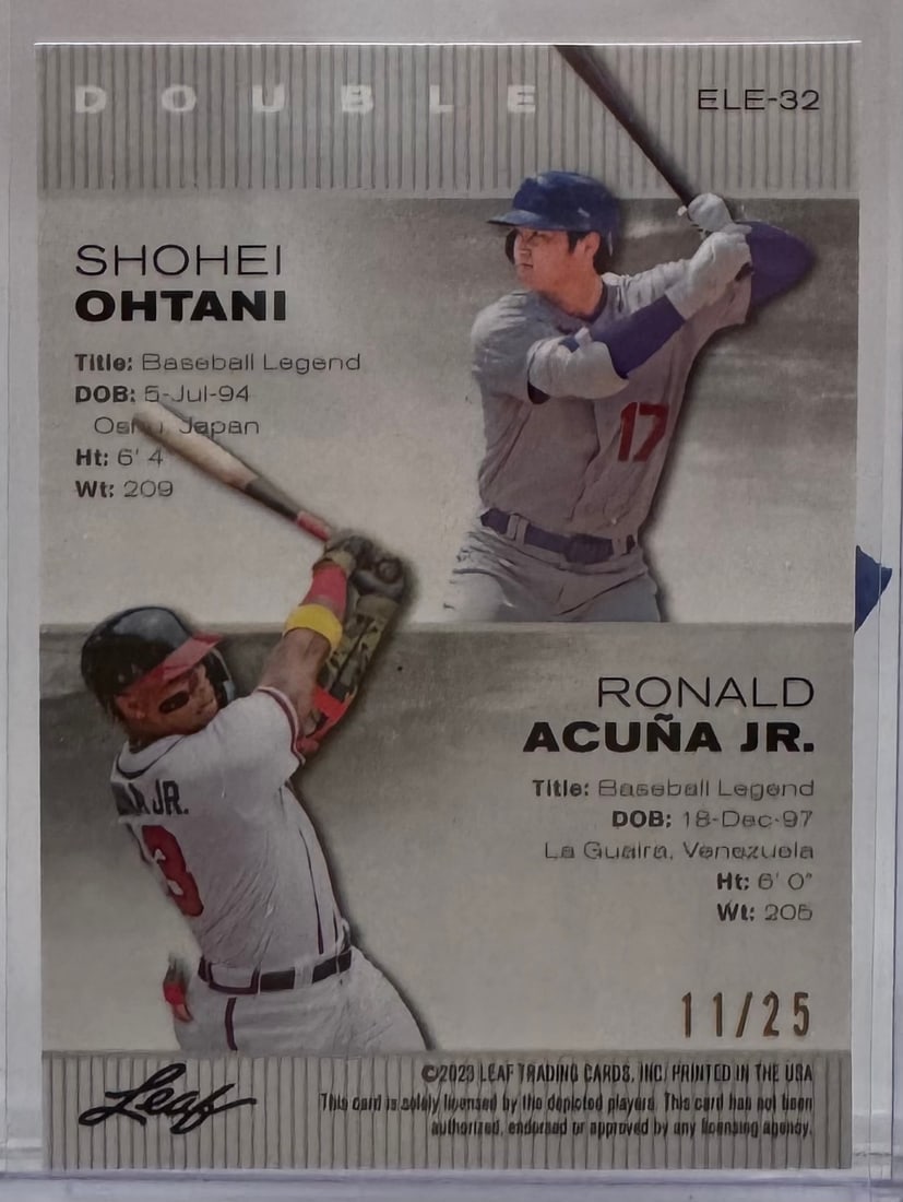 Shohei Ohtani & Ronald Acuna Jr /25 - 2
