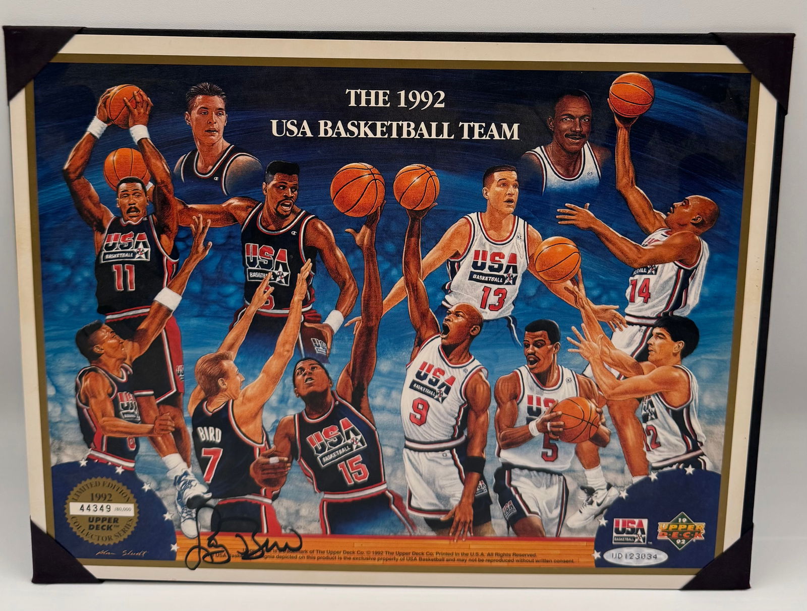 1992 Upper Deck Authenticated Memorabilia LARRY BIRD Auto (1 of 1)