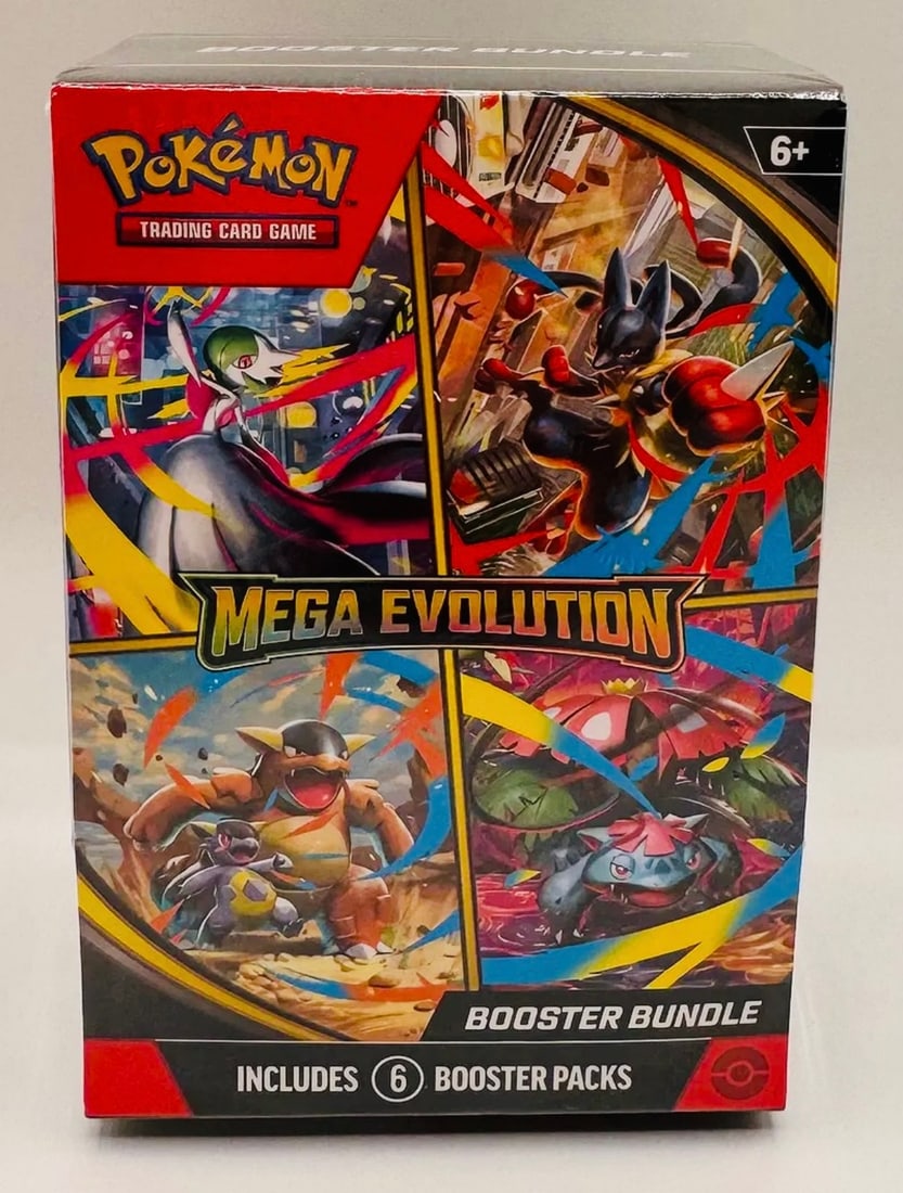 Pokémon TCG: Mega Evolution Booster Bundles, 6 Packs Total, Factory Sealed: Pokémon TCG: Mega Evolution Booster Bundles, 6Packs Total, Factory Sealed. Expansion: Mega Evolution Quantity: 1 Sealed Booster Bundle Pack Count: 6 Booster Packs per bundle (6 total