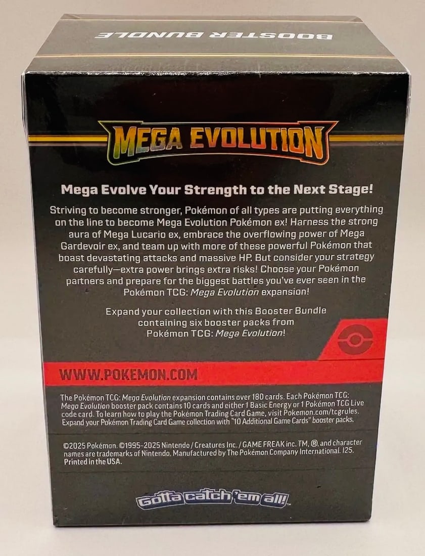 Pokémon TCG: Mega Evolution Booster Bundles, 6 Packs Total, Factory Sealed - 2