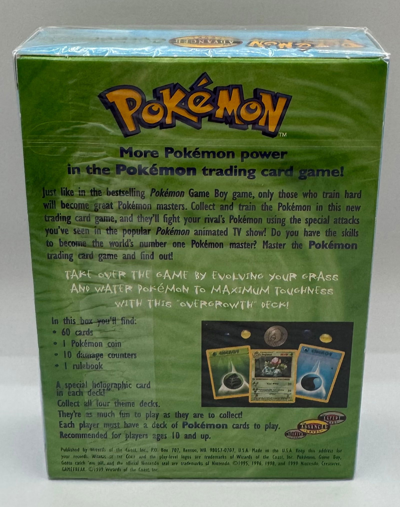 1999 Pokémon Overgrowth Theme Deck, Factory Sealed WOTC - 2