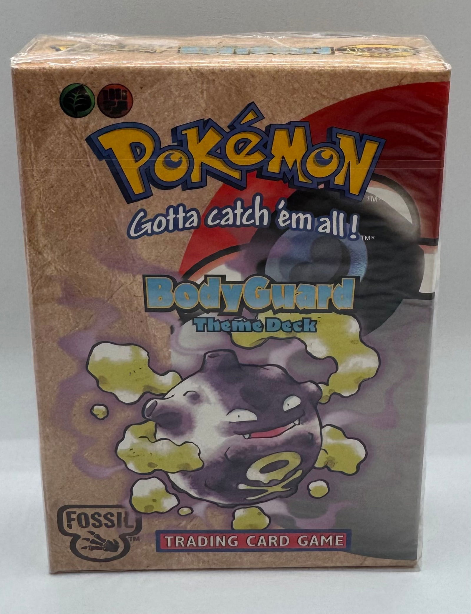 1999 Pokémon Fossil Set BodyGuard Theme Deck, Factory Sealed: 1999 Pokémon Fossil Set BodyGuard Theme Deck, Factory Sealed WOTC 