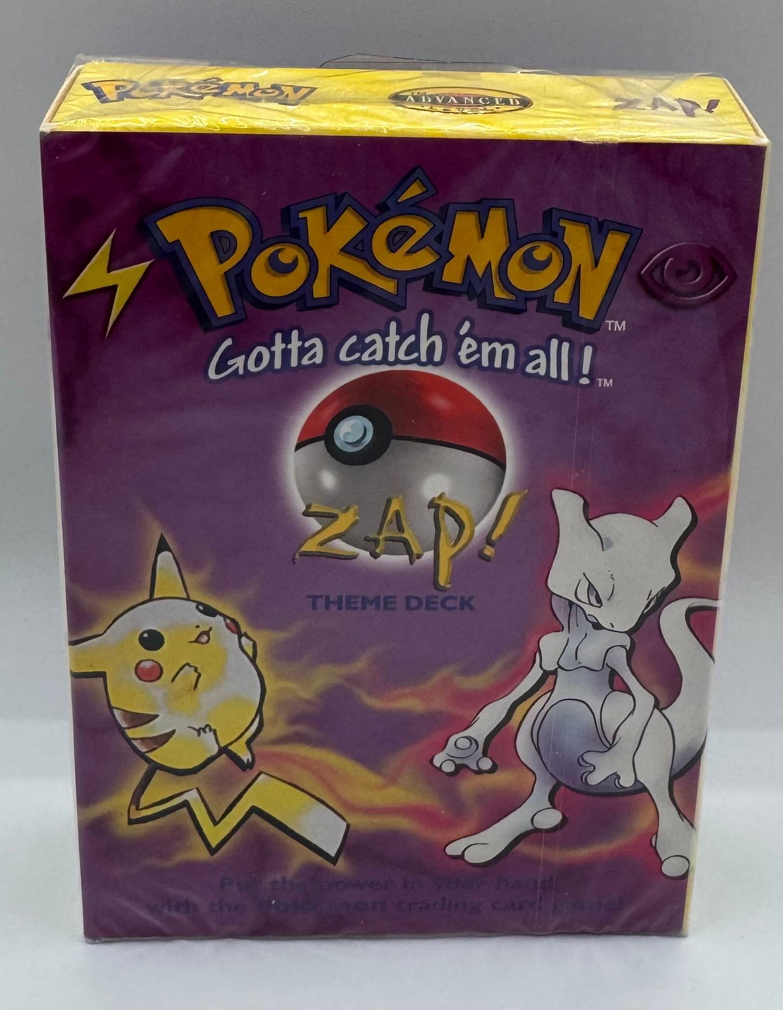 1999 Pokémon Zap Theme Deck, Factory Sealed (1 of 2)
