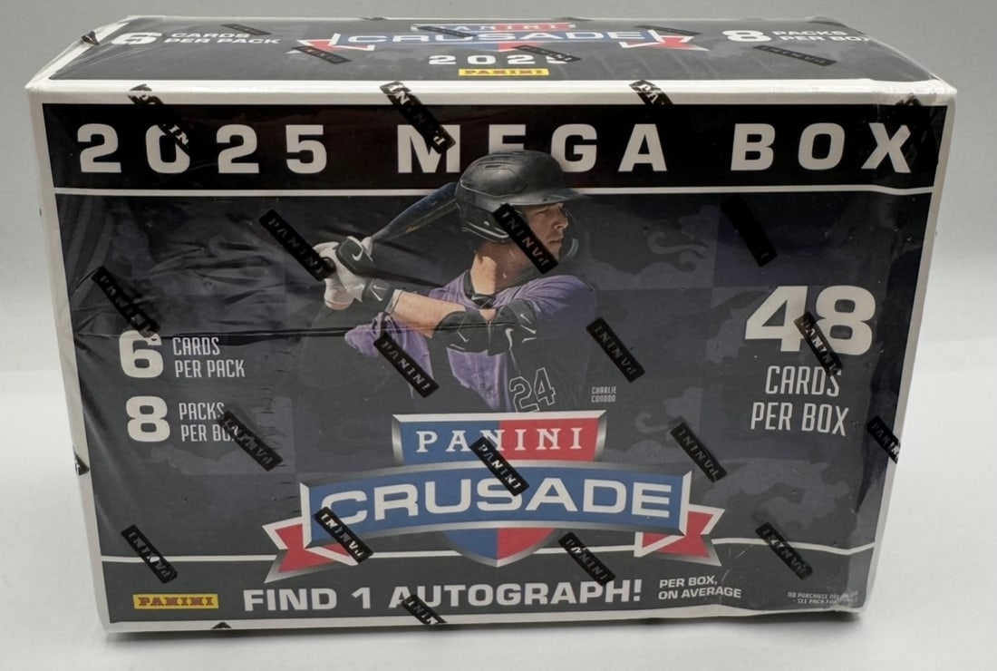 2025 Panini Crusade Baseball Mega Box - Factory Sealed - Find 1 Autograph (1 of 3)