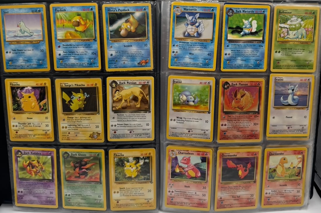 1999 PokemonCards Team Rocket, Gym Heroes/Challenge & Fossil (1 of 5)