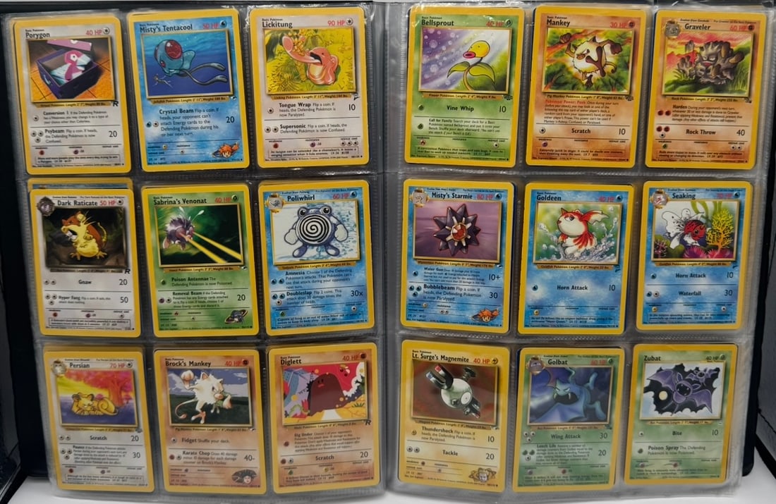 1999 PokemonCards Team Rocket, Gym Heroes/Challenge & Fossil - 3